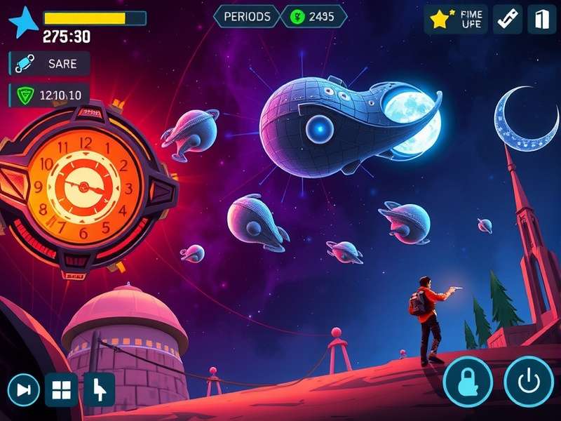 Anise Temporal Trek gameplay screenshot showing time travel mechanics